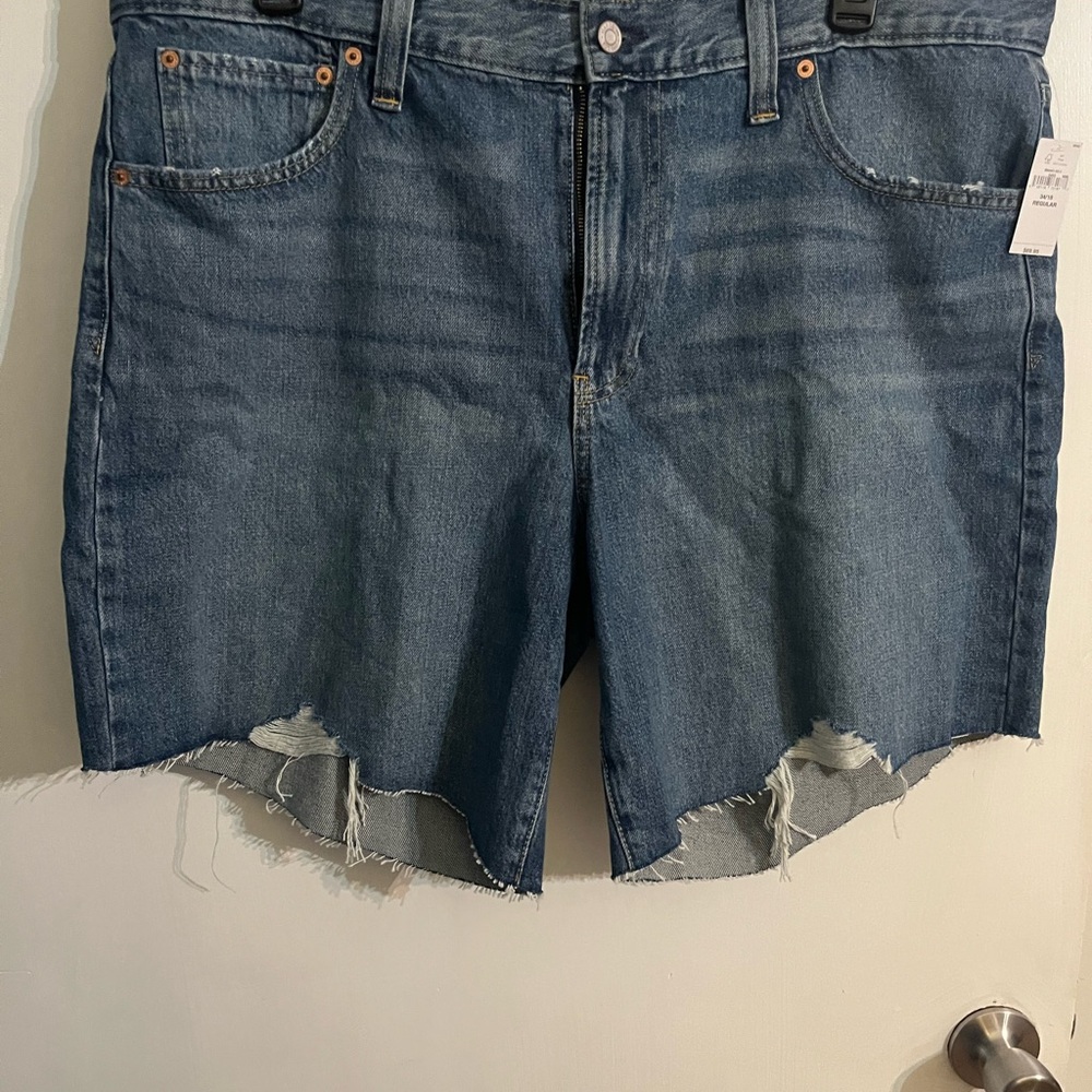 GAP Classic Blue Denim Cutoff Shorts